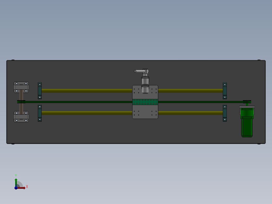 倒立摆的设计前视图