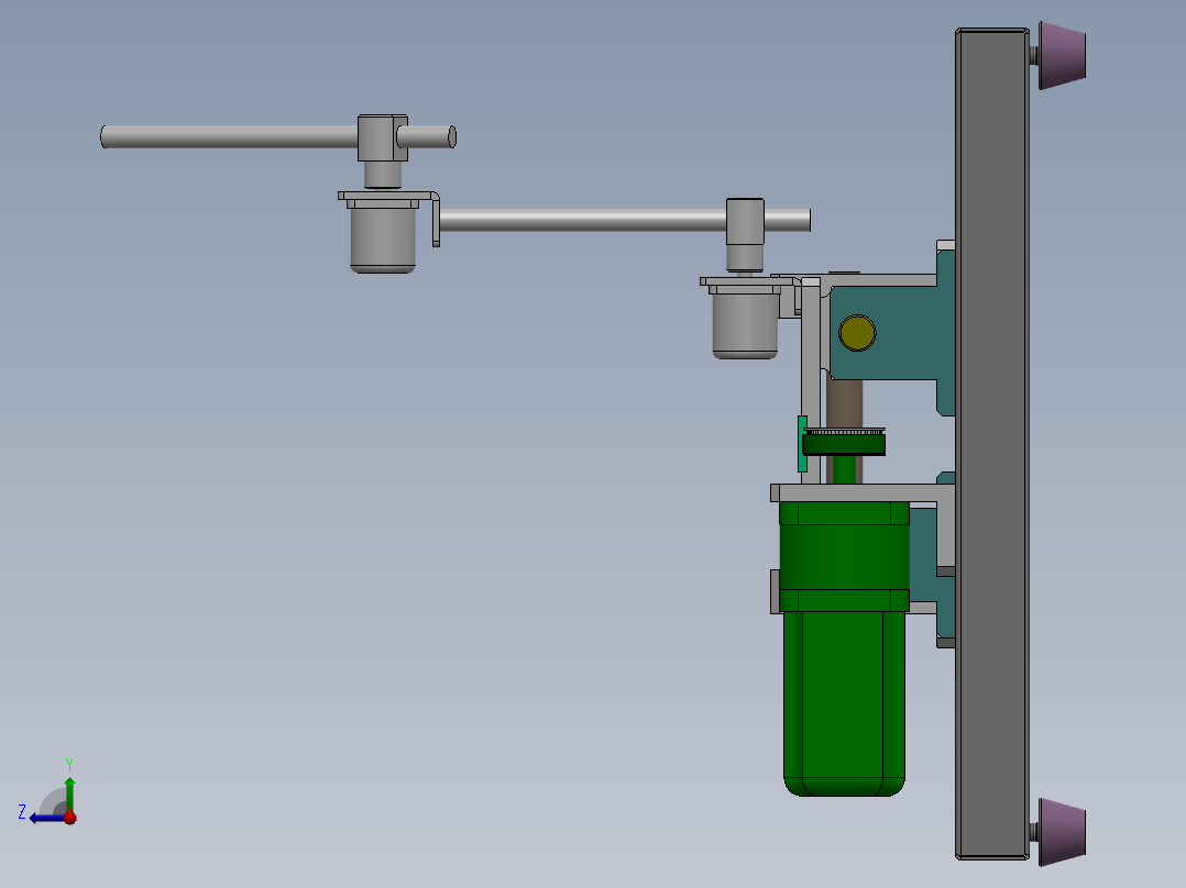 倒立摆的设计右视图