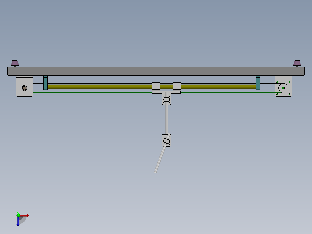 倒立摆的设计俯视图
