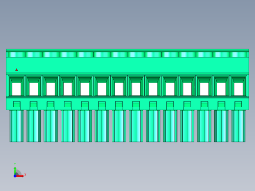 DEGSON 15EDG 系列 3.5mm 插拔式接线端子 FullPack-15EDGKB-3.5-14P-14-00AH前视缩略图