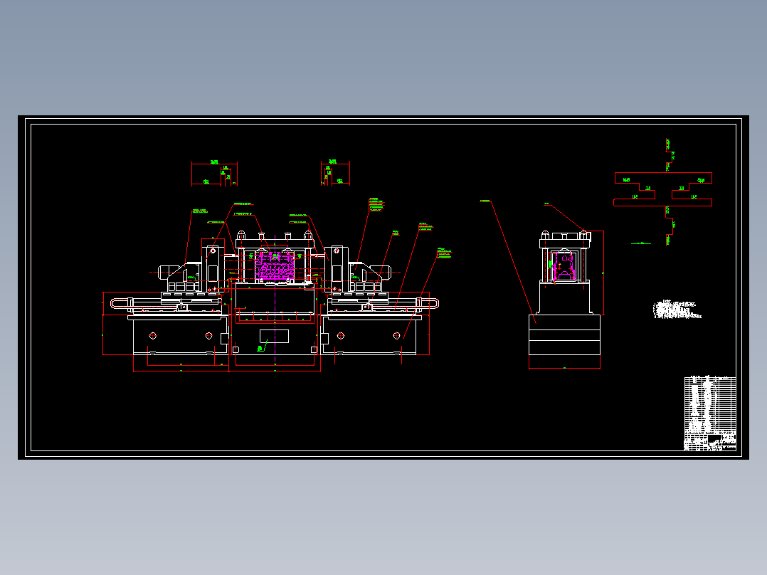 5A188--体齿飞面孔双卧多轴组合机床及CAD设计