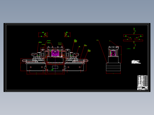5A188--体齿飞面孔双卧多轴组合机床及CAD设计