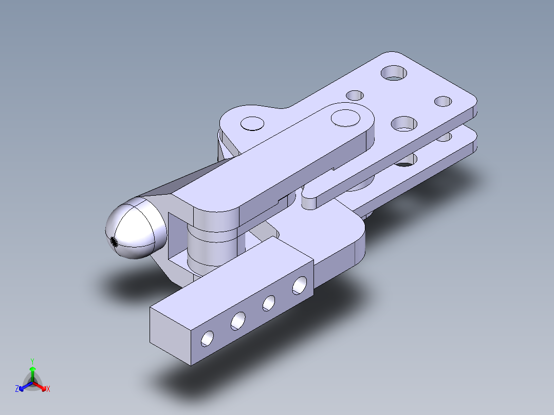 德克斯TUNKERS气缸数模T5 03 2BA主视图