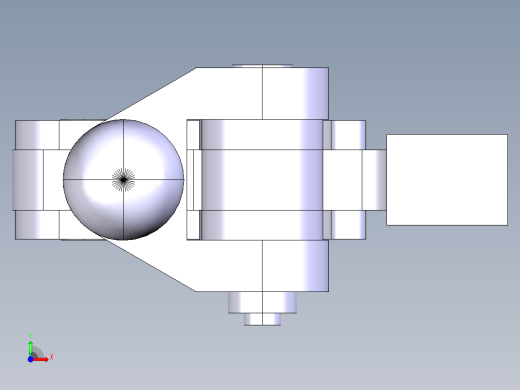 德克斯TUNKERS气缸数模T5 03 2BA前视缩略图
