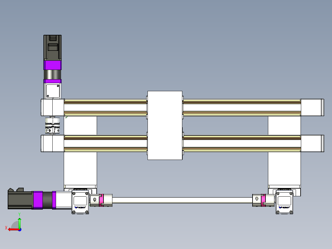 威洛博一般环境皮带-EB6-双龙门后视图