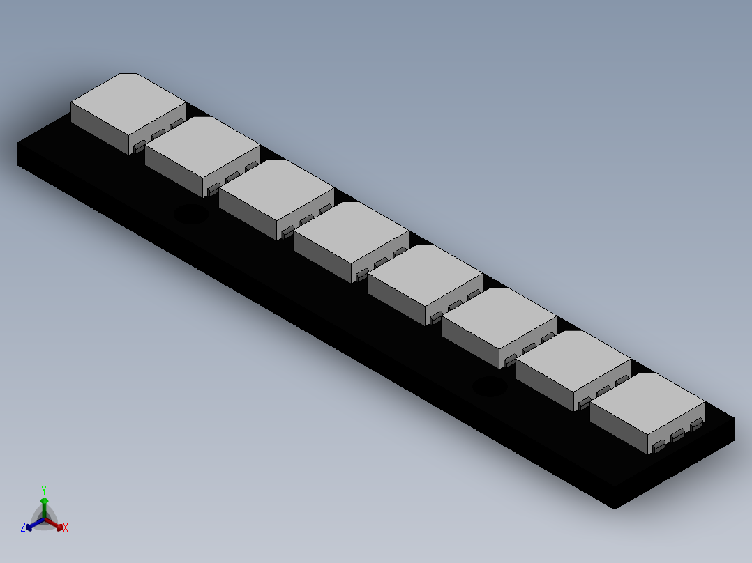 RGB氛围灯12正等轴测图