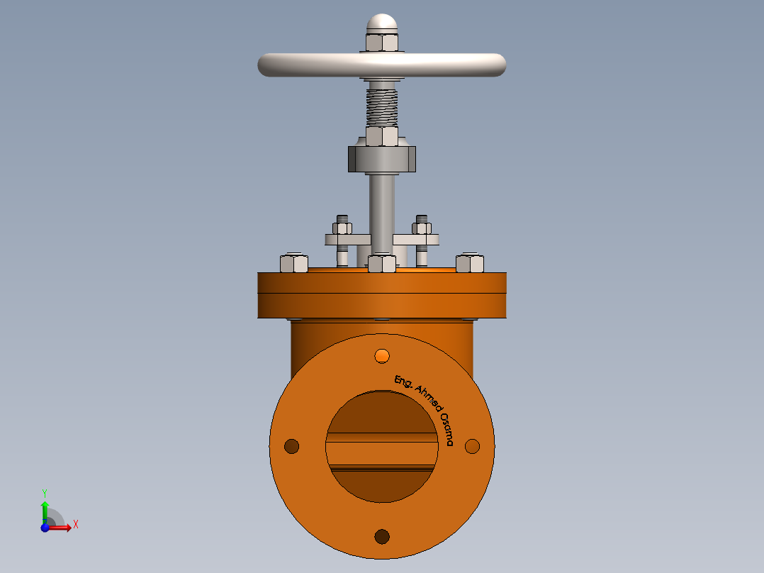 截止阀13前视图