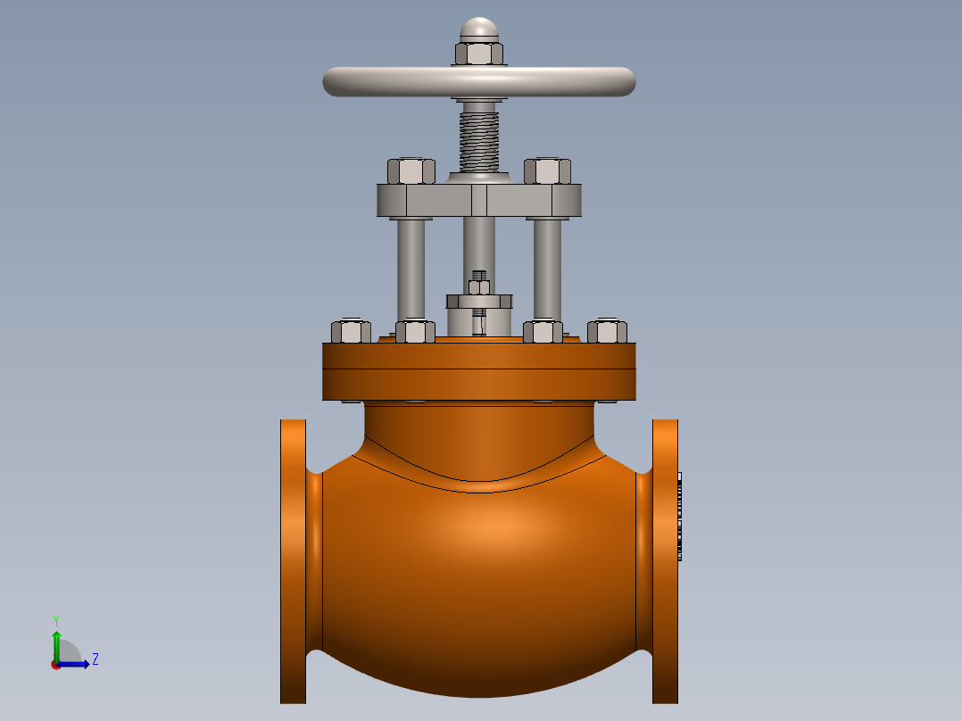 截止阀13左视图