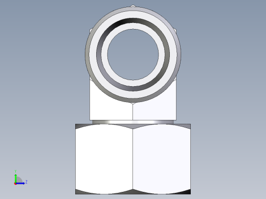 卡套式工业通用硬管接头EO_Swivel_nut_branch_tee_ET20SOMD71左视缩略图
