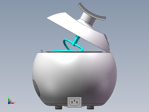 板栗炒货机前视缩略图