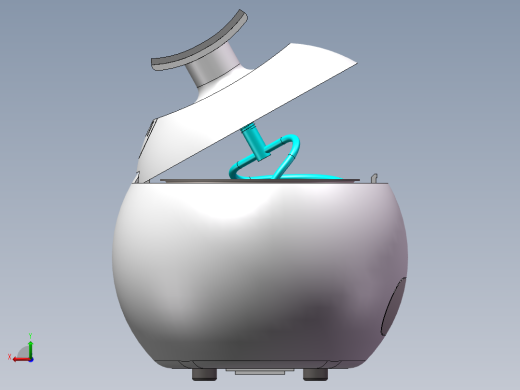 板栗炒货机后视缩略图