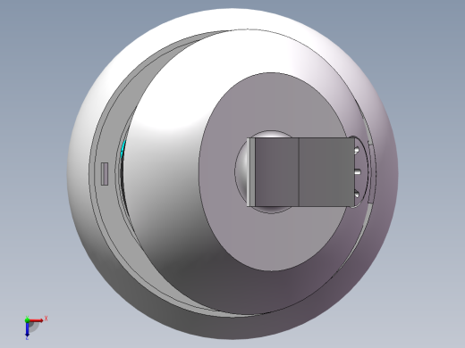 板栗炒货机俯视缩略图
