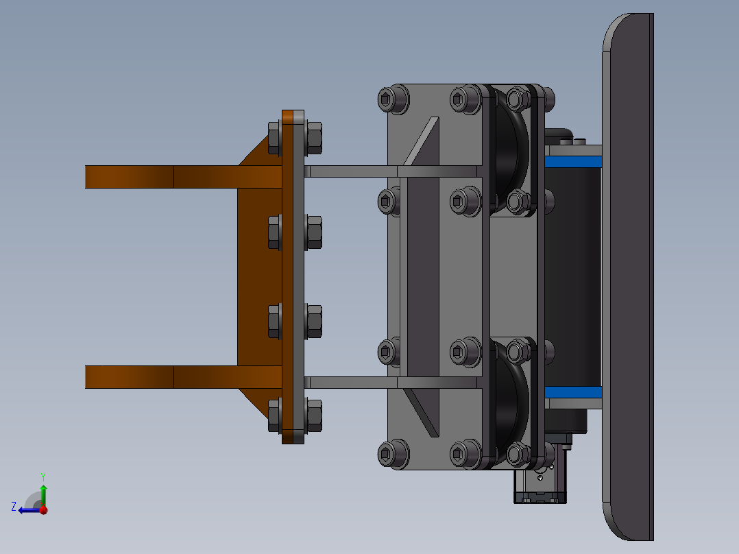 振动盘结构设计右视图