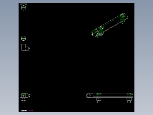 油錶HCX,E,HCX,P-2D多系列多零件图纸模型