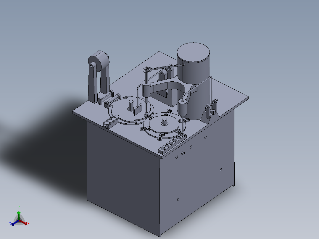 机械专业包装机设计 连续式包装机含三维二维说明书1532568主视图