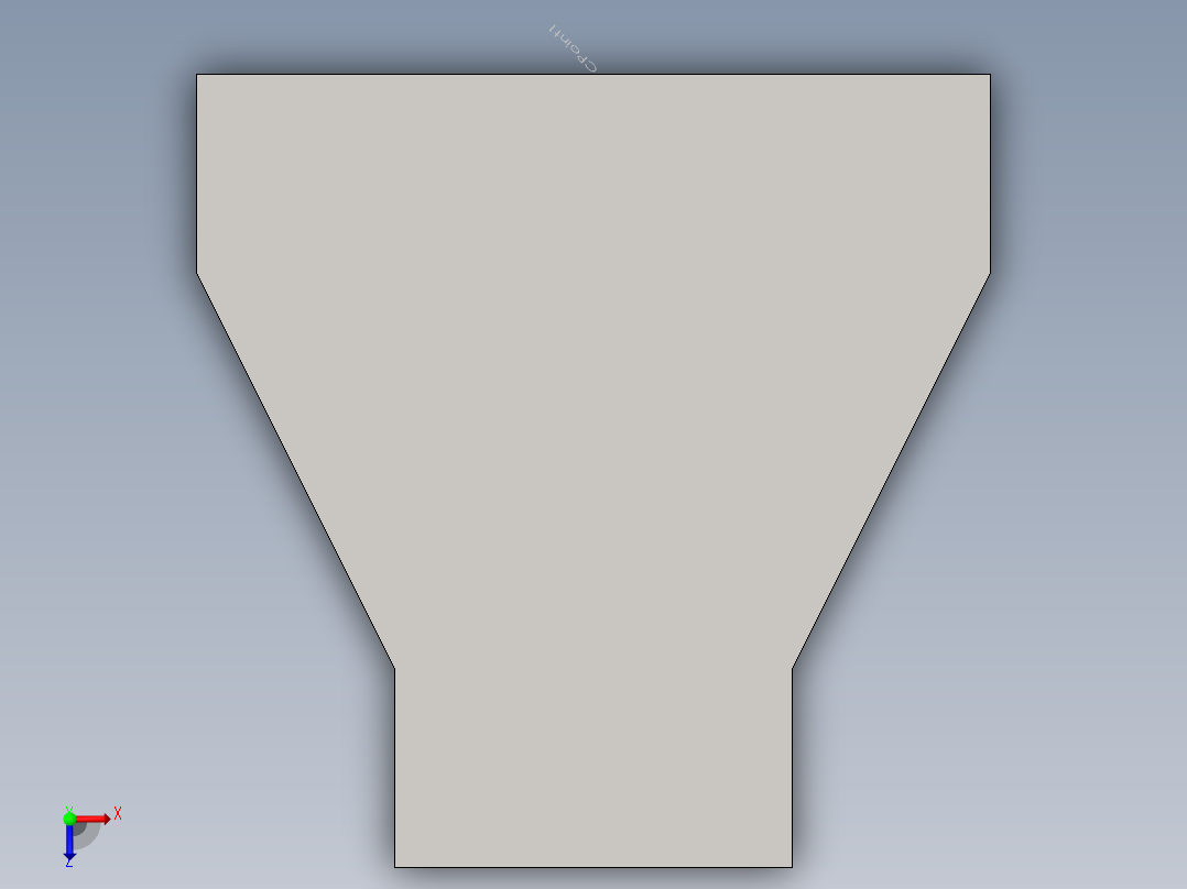 hvac reducer俯视图