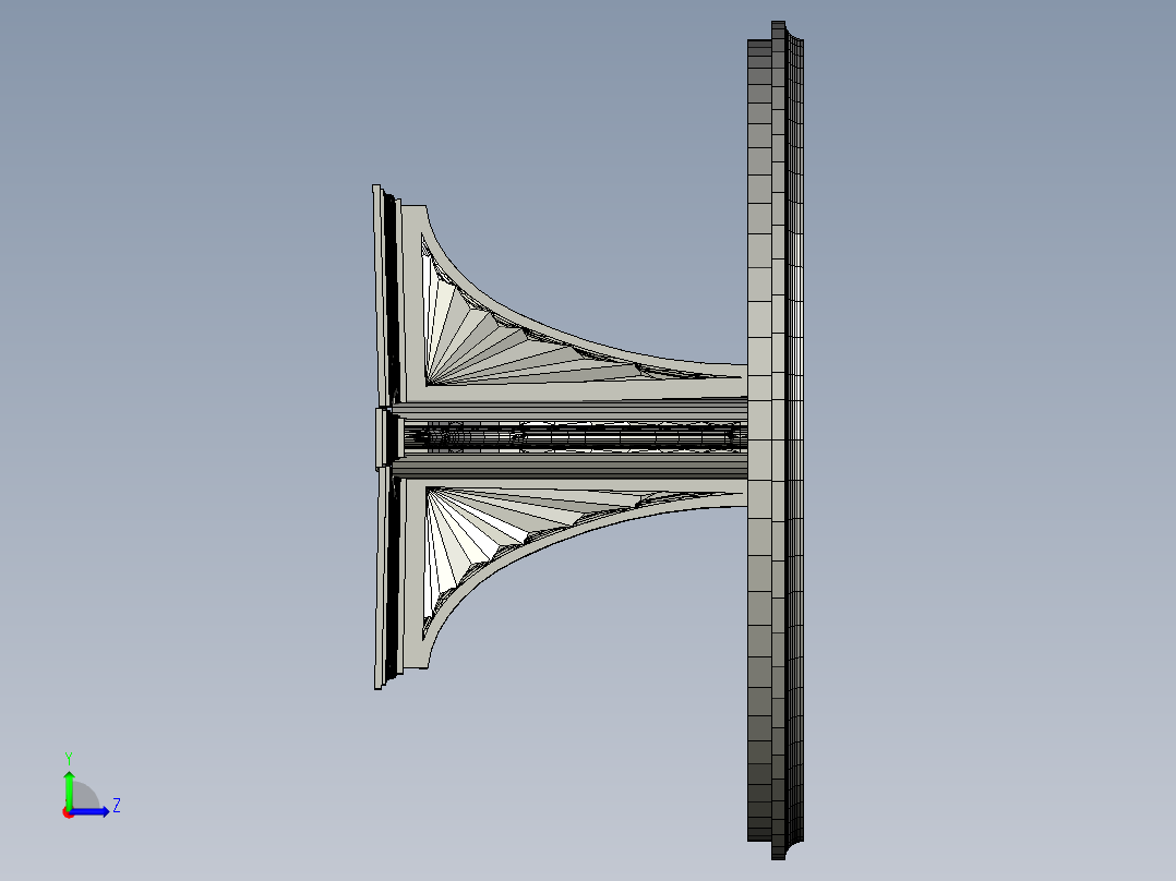 dining-table-cananisko-餐桌左视图