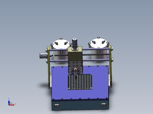 全自动注胶机机械设计【全套包含CAD图纸三维建模和说明书】50主视缩略图