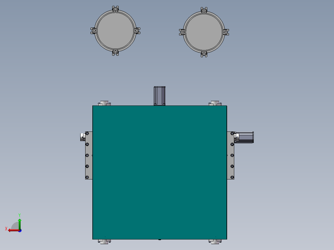 全自动注胶机机械设计【全套包含CAD图纸三维建模和说明书】50后视图