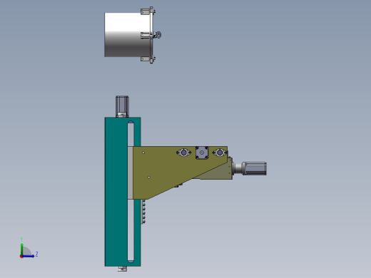 全自动注胶机机械设计【全套包含CAD图纸三维建模和说明书】50左视缩略图