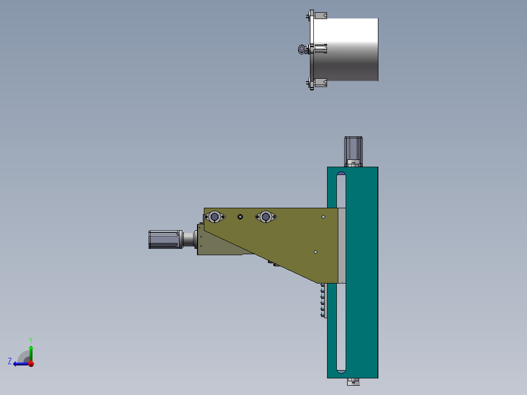 全自动注胶机机械设计【全套包含CAD图纸三维建模和说明书】50右视图