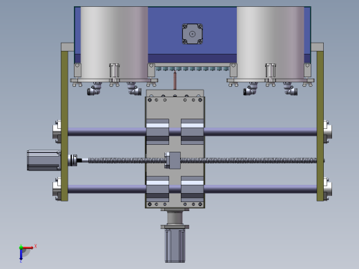 全自动注胶机机械设计【全套包含CAD图纸三维建模和说明书】50俯视缩略图