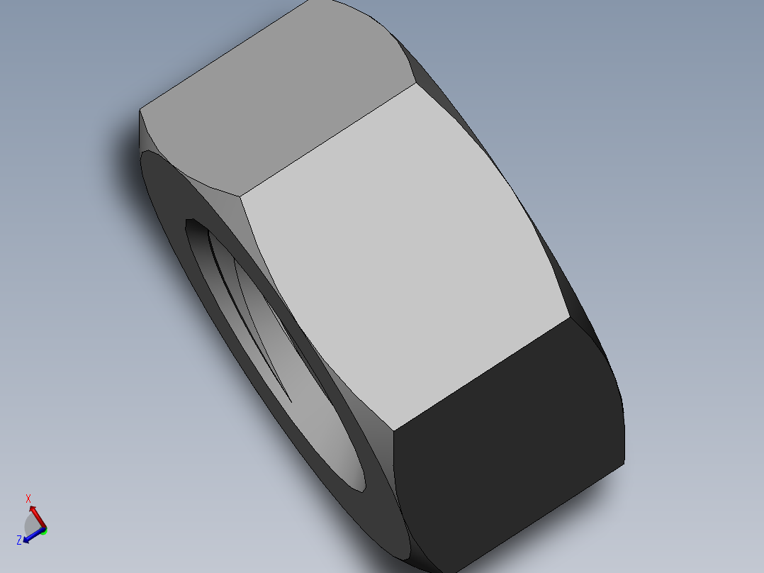DIN 934 螺母-M12 Nut.SLDPRT