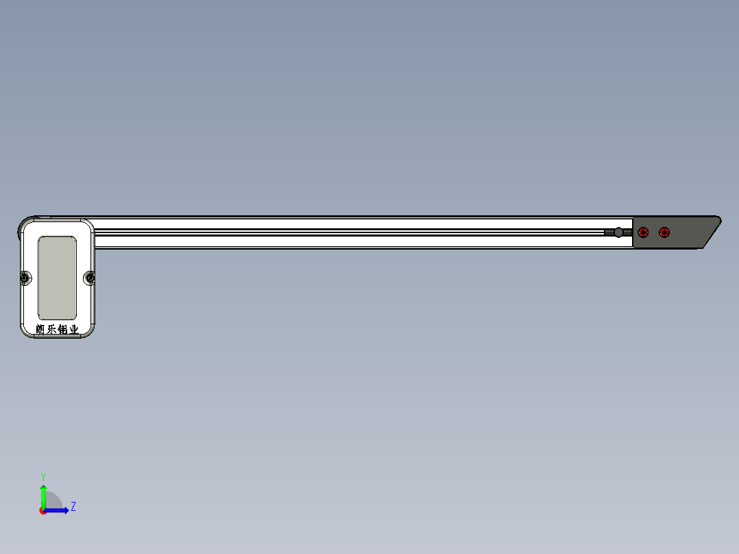 LE-XC4040-刀口输送左边驱动轻载皮带线-负载40kg左视图