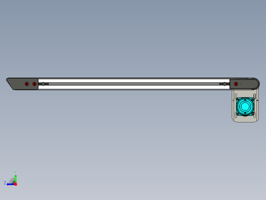 LE-XC4040-刀口输送左边驱动轻载皮带线-负载40kg右视缩略图