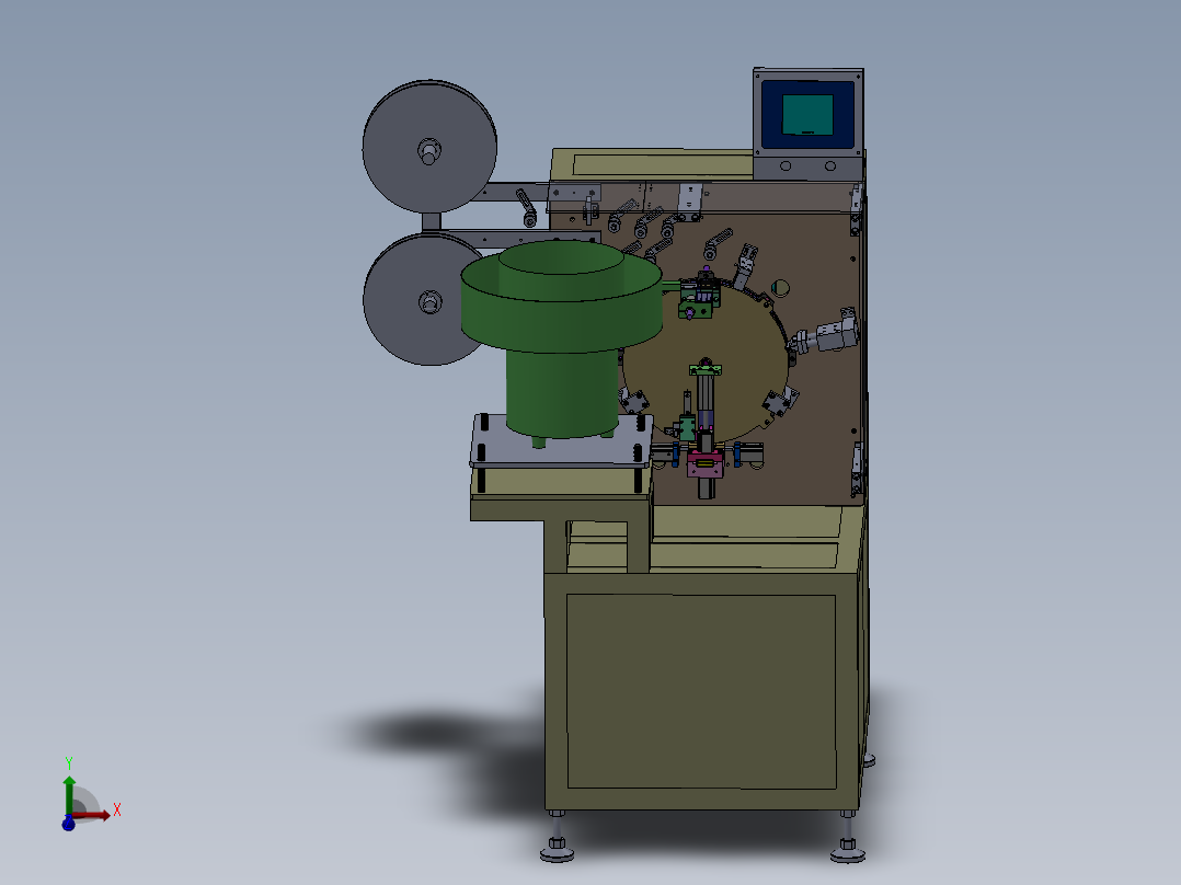 塑胶件贴魔术贴机、魔术贴自动机sw12可编辑