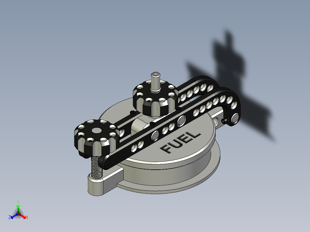 瓶盖、盖子(55)正等轴测图
