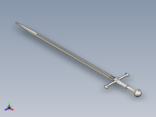 剑、宝剑(11)正等轴测缩略图