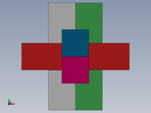 鲁班锁模型+3D打印前视缩略图