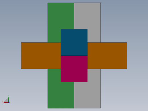 鲁班锁模型+3D打印后视缩略图