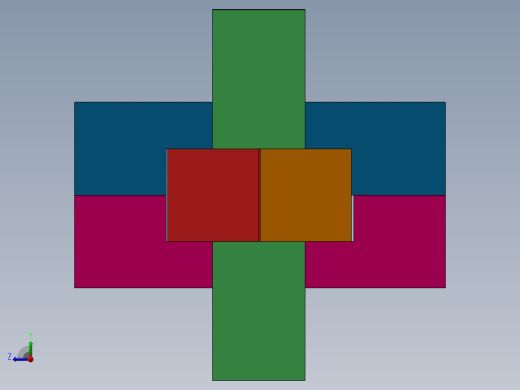 鲁班锁模型+3D打印右视缩略图