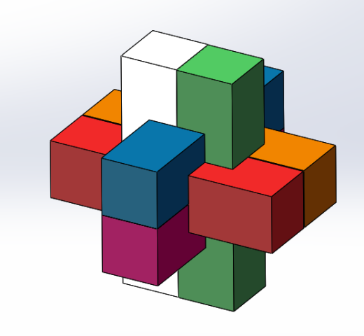 鲁班锁模型+3D打印缩略图