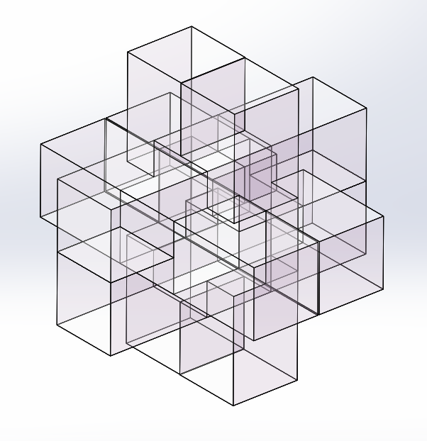 鲁班锁模型+3D打印
