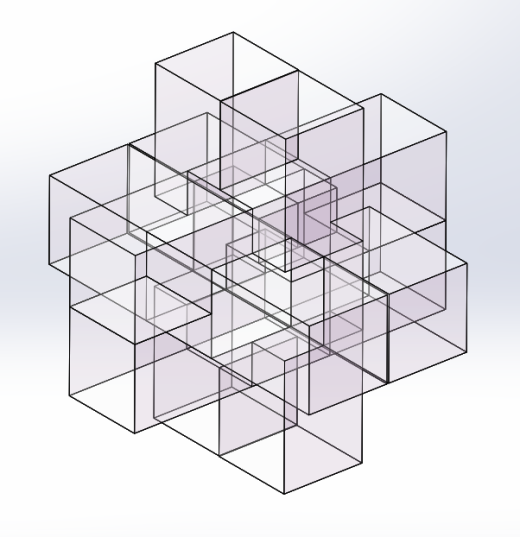 鲁班锁模型+3D打印缩略图