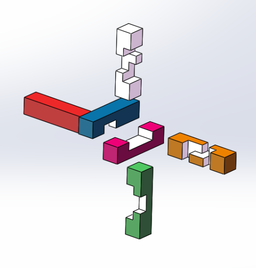 鲁班锁模型+3D打印缩略图
