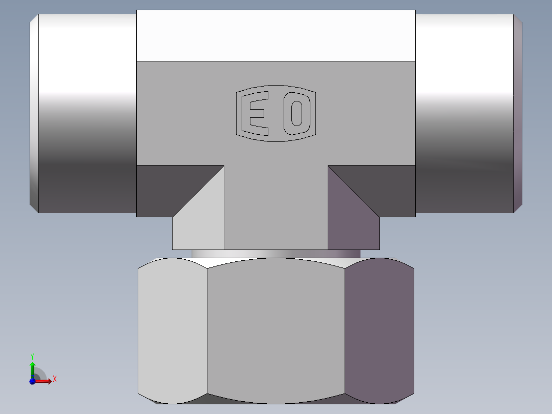 BC+BD 三通组合接头、BD-30前视图