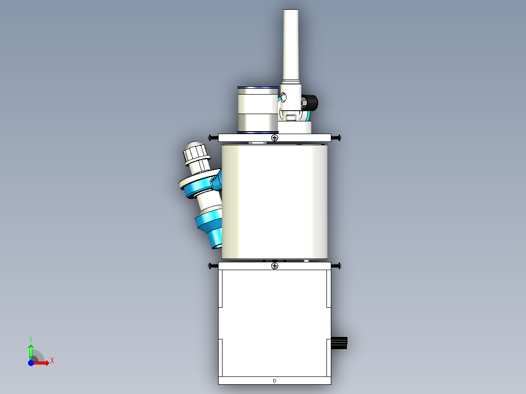 B3004024-活塞式通风机前视图