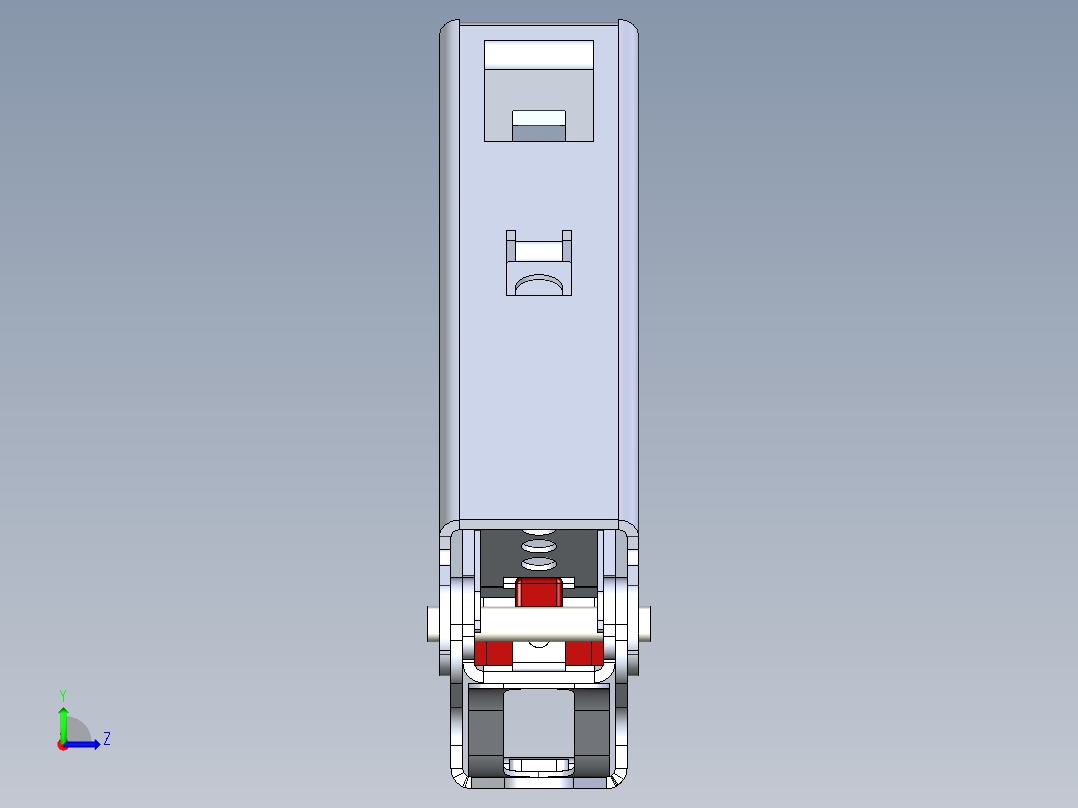 B2004649-钉书机左视图