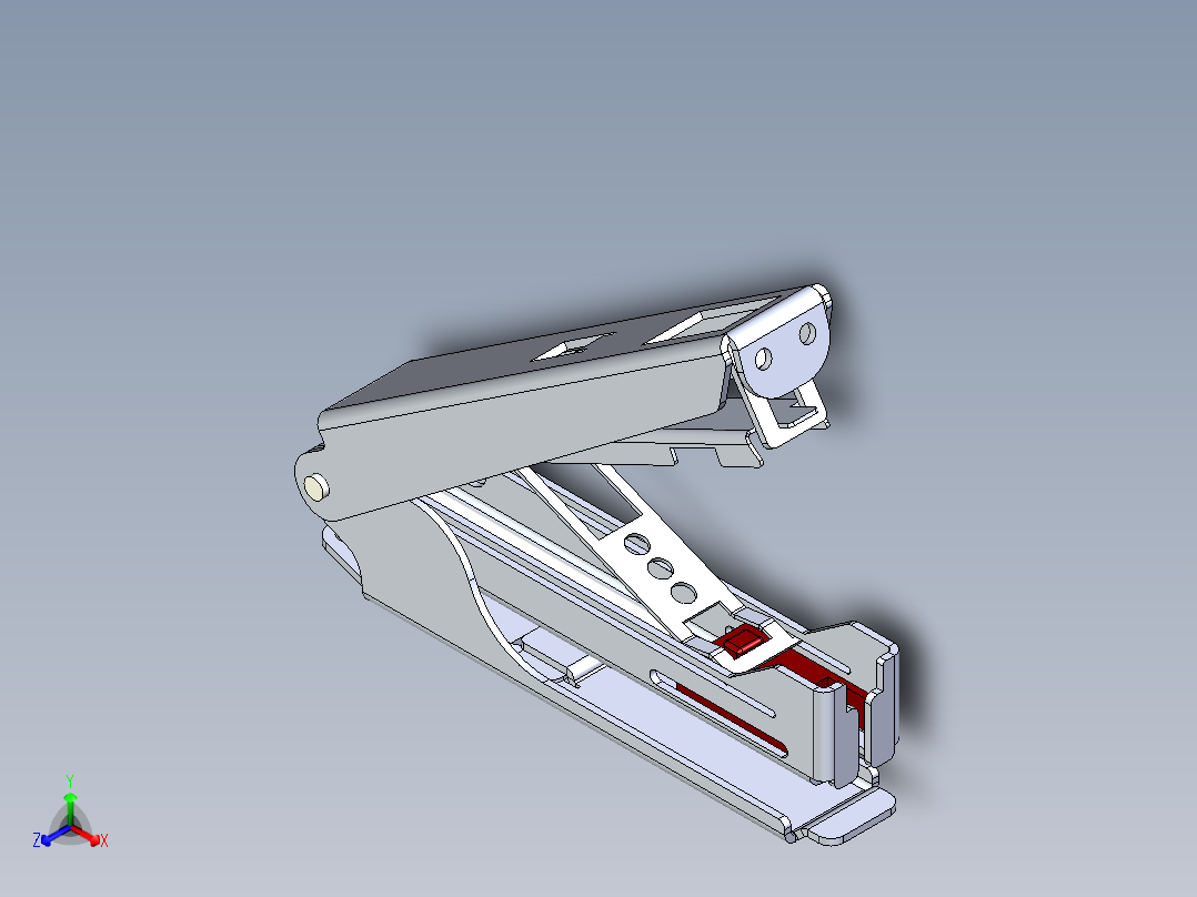 B2004649-钉书机正等轴测图
