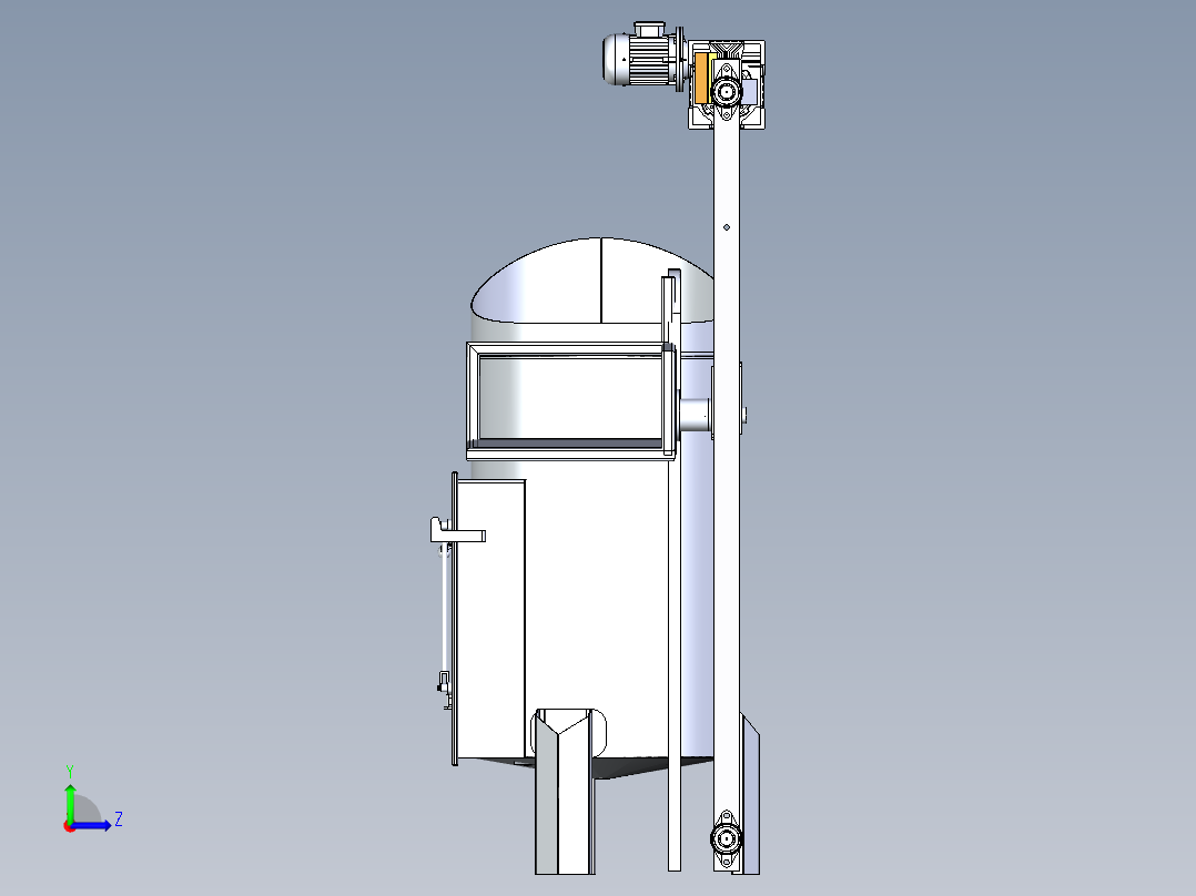 B2004821-翻桶机左视图