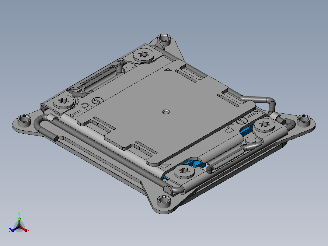 CPU(21)正等轴测图