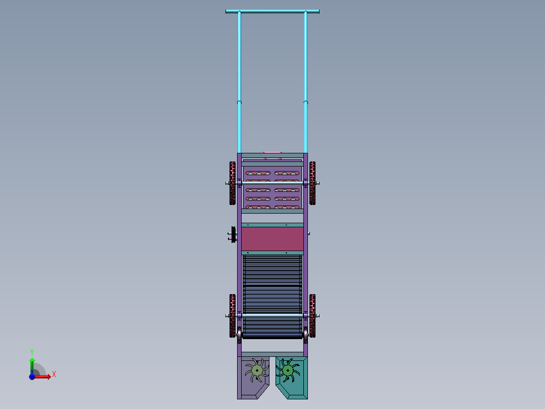 大葱采摘机    sw22前视图