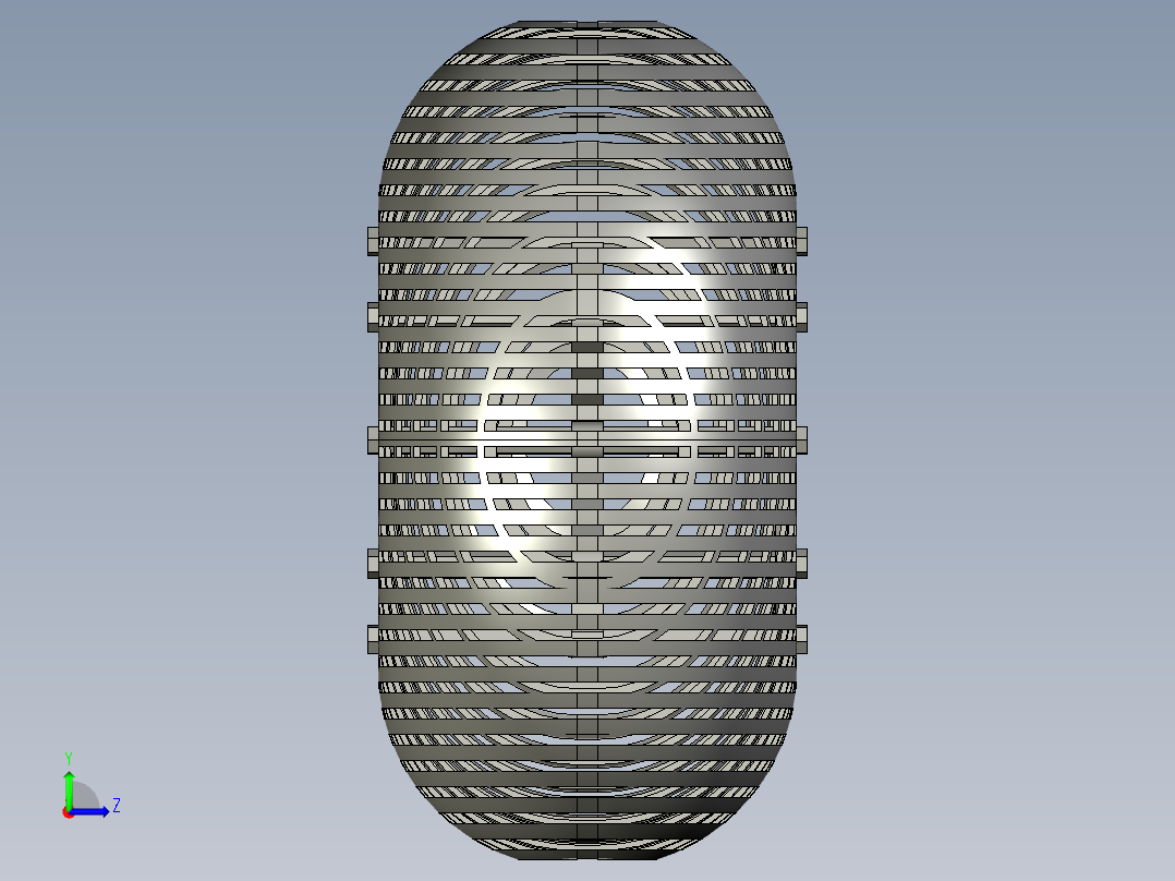 形状记忆合金轮左视图