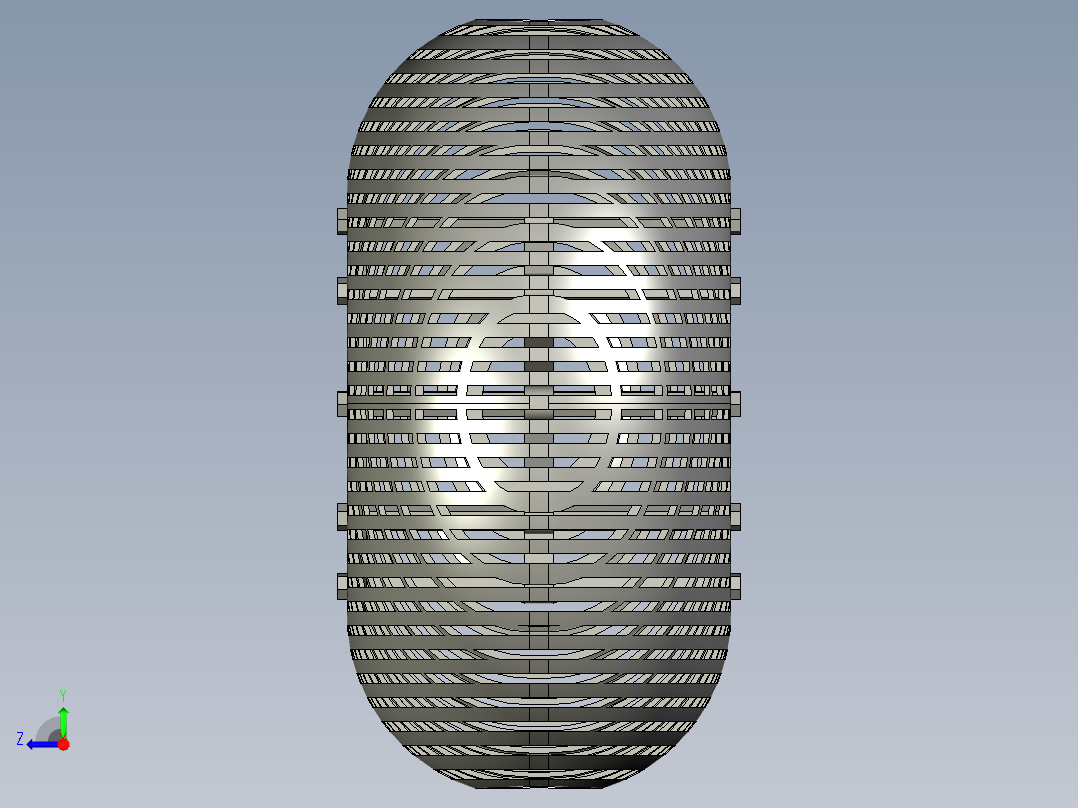 形状记忆合金轮右视图