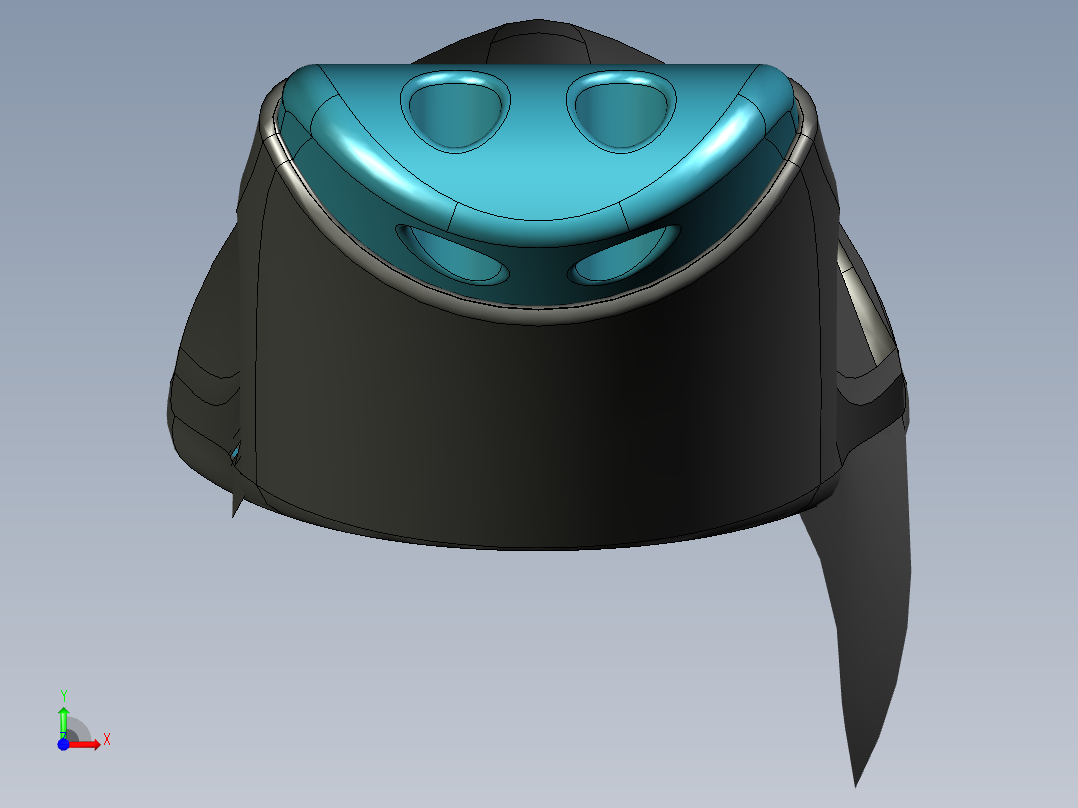 跳绳手柄前视图