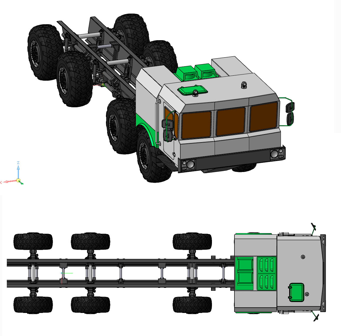 MZKT Astrolog 底盘的全尺寸模型